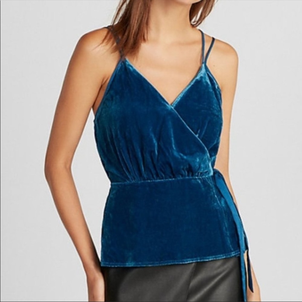 Express velvet tank top